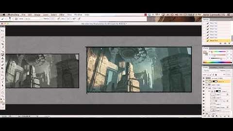Clip from Concept Design Workflow, Vol 1: Composition Sketching