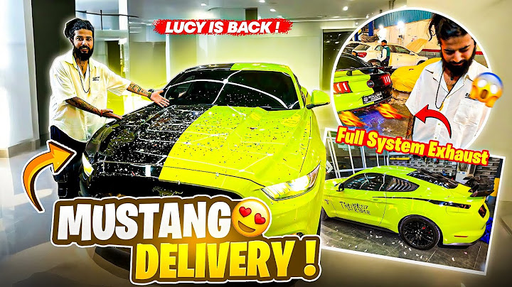 Finally Apni New Modified Supercar Mustang GT Ki Delivery Leli 😍