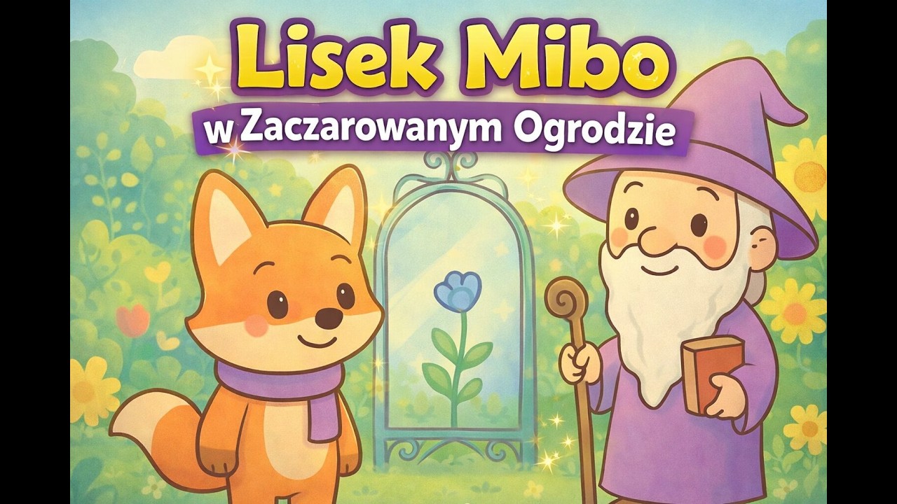 Lisek Mibo w Zaczarowanym Ogrodzie Bajka dla dzieci o emocjach, pewności siebie i życzliwości