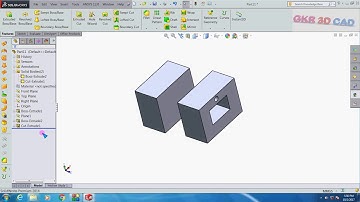 Extrude cut | Solidworks extrude cut