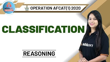 AFCAT 2020 Preparation | Reasoning | Classisfication
