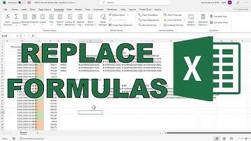 Zoeken en vervangen gebruiken met formules in Excel