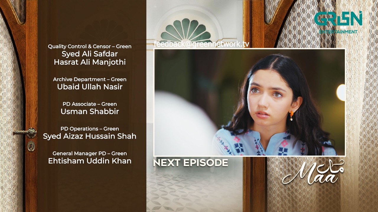 Teaser : Maa Episode 23 | Aina Asif - Ahmed Rafique - Sunita Marshall | Green TV Dramas