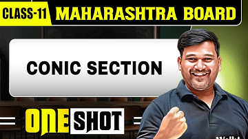 CONIC SECTION IN 1 SHOT | Maths | Class11th | Maharashtra Board