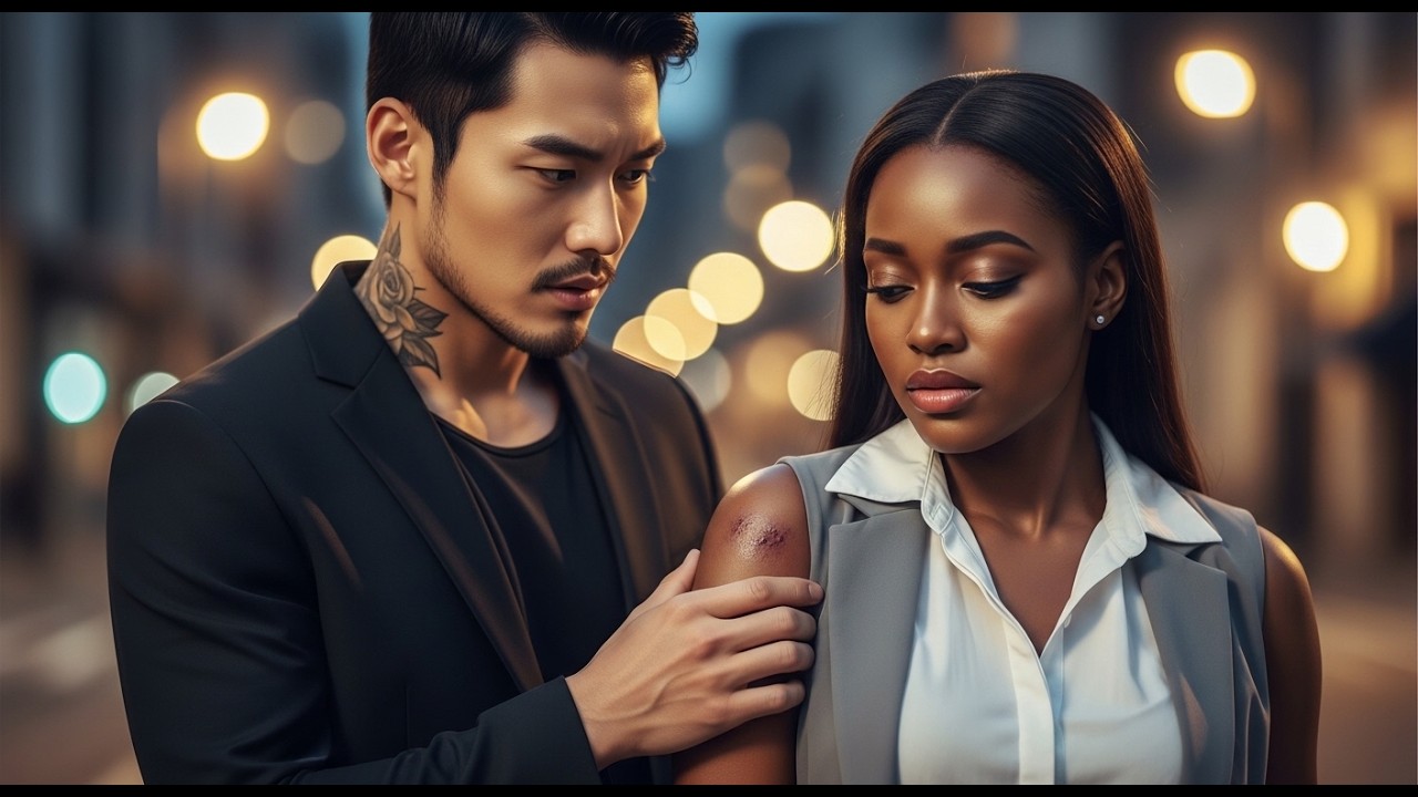 Korean Mafia Boss Saw Scars On His Black secretary — That Night, Her Abusive Ex disappeared