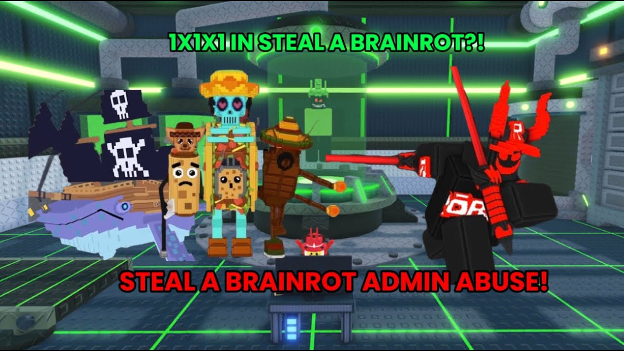 GUEST 666?! + ADMIN ABUSE| STEAL A BRAINROT | ROBLOX LIVE STREAM - YouTube