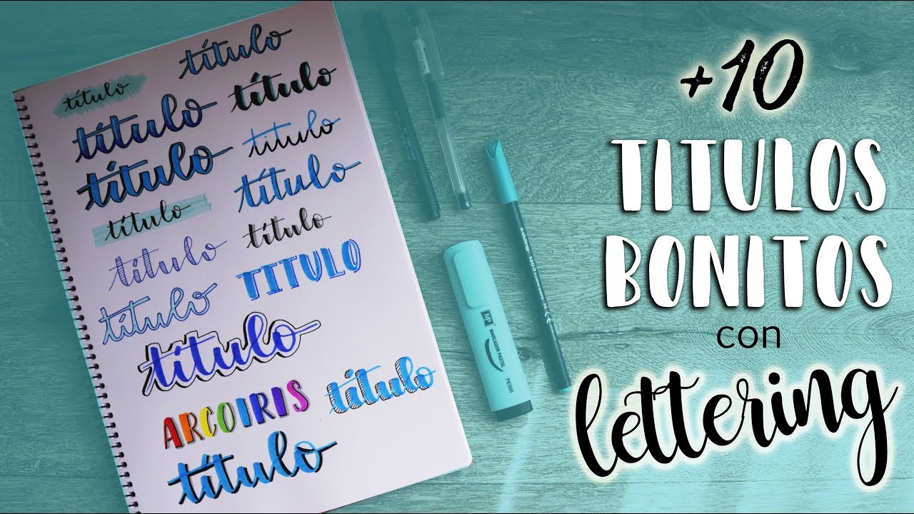 1️⃣0️⃣ Ideas de TITULOS BONITOS ✨ con LETTERING🖊 para tener unos APUNTES  PERFECTOS 📝 - thptnganamst.edu.vn