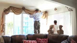 Video #64 | Galaxy Design | Easy to Install Scarfs and Swags