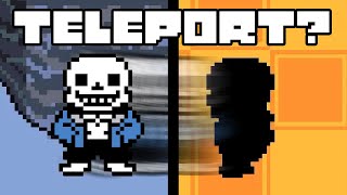 Does Sans REALLY Teleport In These Rooms? [ Undertale ]