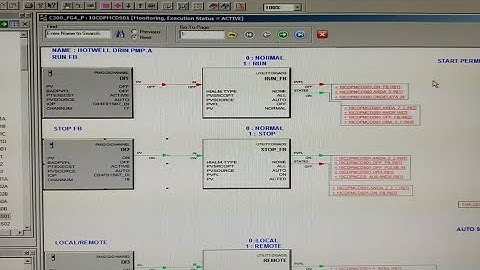 Motor start stop logic in Honeywell DCS! Logic explanation & Practical demonstration
