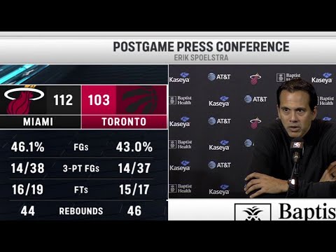 POSTGAME REACTION: Miami Heat at Toronto Raptors, 12/6/23.