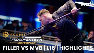 Joshua Filler Vs Mika Van Berkel  Last 16 Highlights  2026 Roobet European Open
