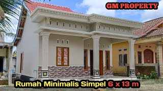 Rumah Minimalis Simpel || Pake Teras Atap Asbes