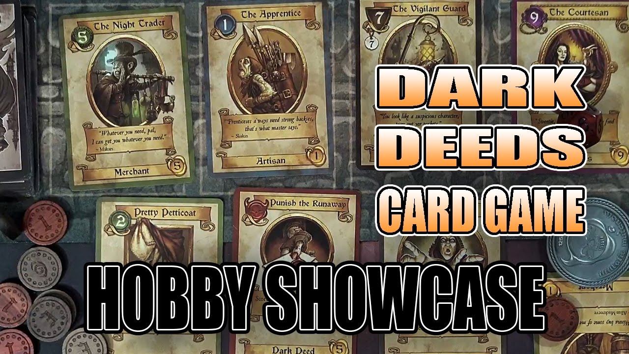 Dark Deeds Board Game – Dark Humor Strategy Card Game For 2-5 Players, Ages 14+, 60-Min Playtime