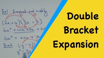 Double Bracket Expanding. How To Expand A Double Bracket Using The FOIL Method.