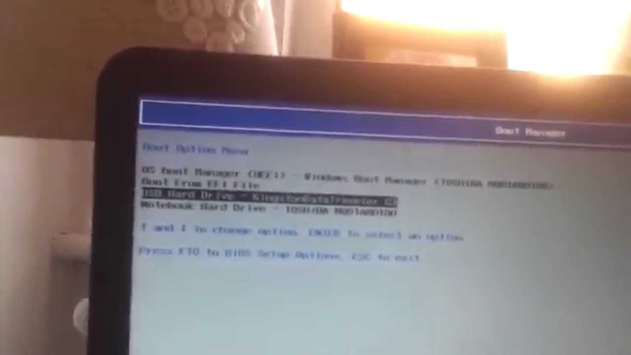 boot usb on hp laptop