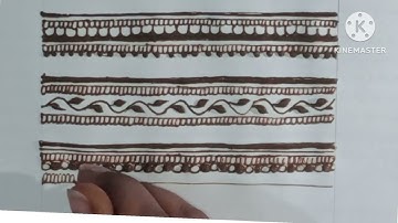 filler elements for intricate mehndi designs #learn grid/netting patterns