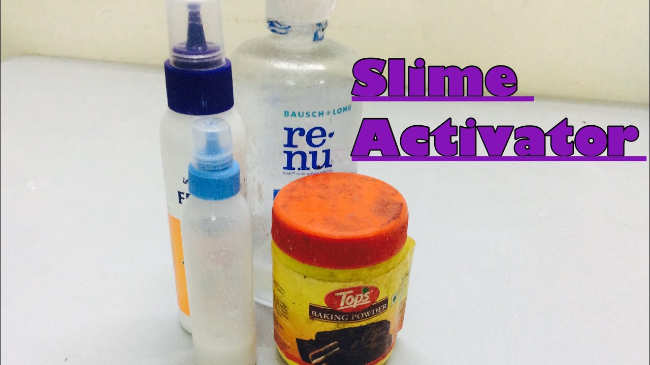 3 Types Of Slime Activator Youtube