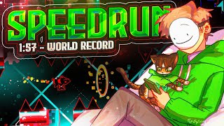 【4K】 WORLD RECORD! "SPEEDRUN" (Extreme Demon) by Kaito & Cinci | Geometry Dash 2.11