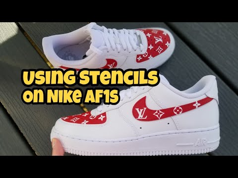 Custom Sneaker Stencils - What Size LV Stencils Should I Use