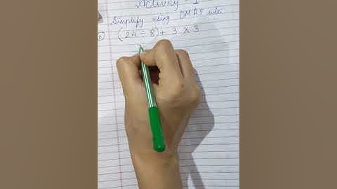 class 5th / Maths/ Lesson 5/ Simplification