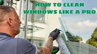 Learn How To Wash Windows With The \