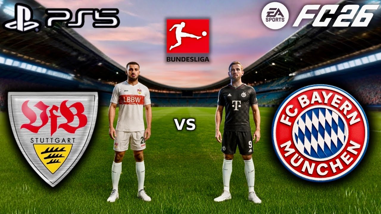 VfB Stuttgart vs Bayern Munich | Bundesliga 25/26 Full Match | FC26 Gameplay {4K60}