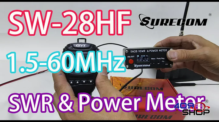 SW28 HF | SURECOM | S.W.R. | Power meter |1.5-60MHz | SWR & Power Meter | 409SHOP |