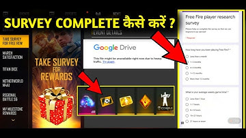 HOW TO COMPLETE SURVEY | TAKE SURVEY FOR REWARDS -Garena free fire | Cyber Gaming