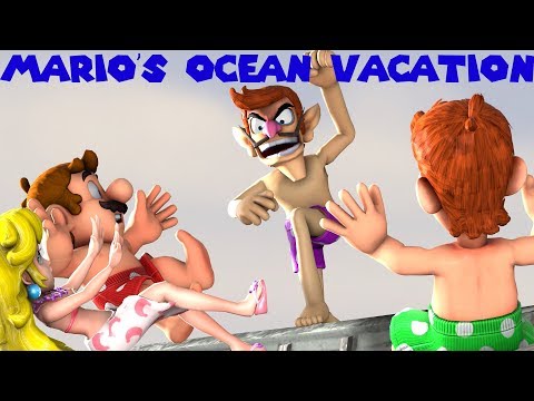 Mario's Ocean Vacation [Mario Animation]