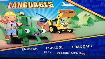 Bob the Builder top team 2007 Dvd menu walk through