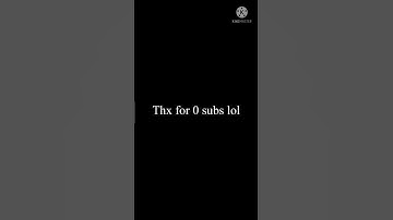 0 Subscriber Special #shorts