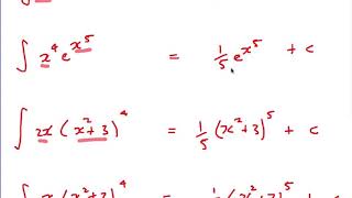 Integration by Inspection (Guess and Check) IB Standard Level Past Paper Questions