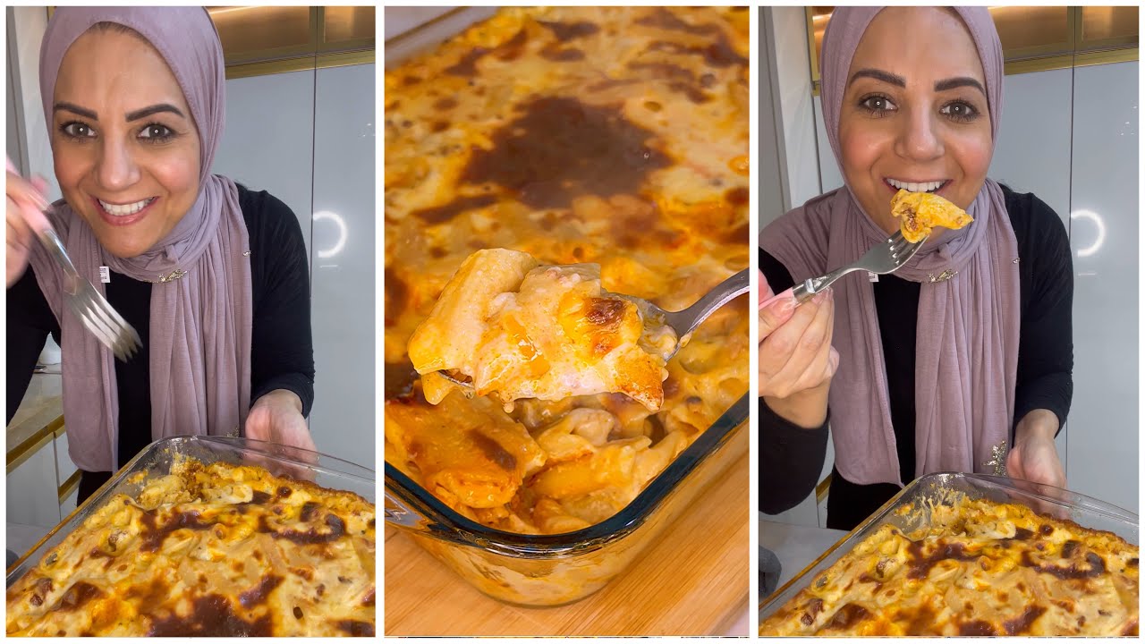 ملكة مكرونات البشاميل: مكرونة بشاميل بالسجق 😋😍