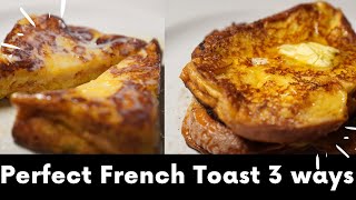 Tastiest, EASY french Toast recipe 3 ways Simple Tasty Cooking