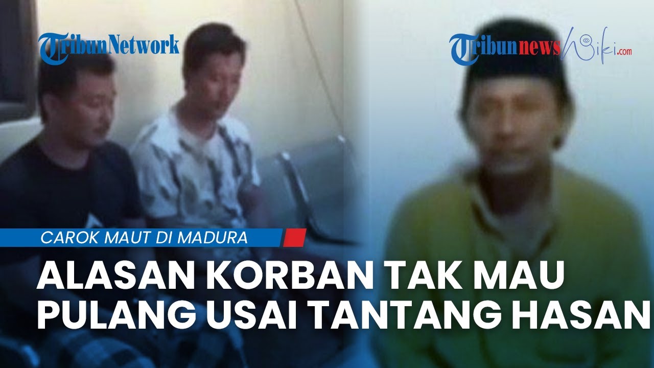TERKUAK Alasan Mat Tanjar Tak Mau Pulang seusai Tantang Carok, Dikira Hasan Kabur Tak Balik Lagi