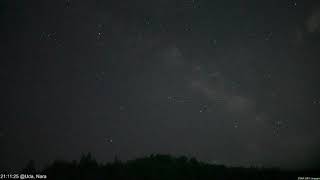 みずがめ座流星群ピーク20210730　星空カメラ　奈良県宇陀市/2021 Starry night over Nara,Japan/STAR SKY Livecam  from NARA,JAPAN