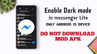 Dark Mode Messenger 2020 screenshot 4