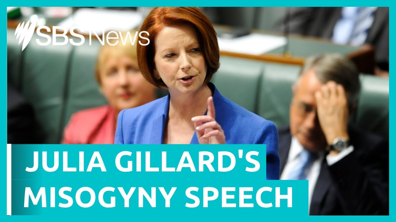 Ten years on from Julia Gillard’s blistering misogyny speech | ABC News￼