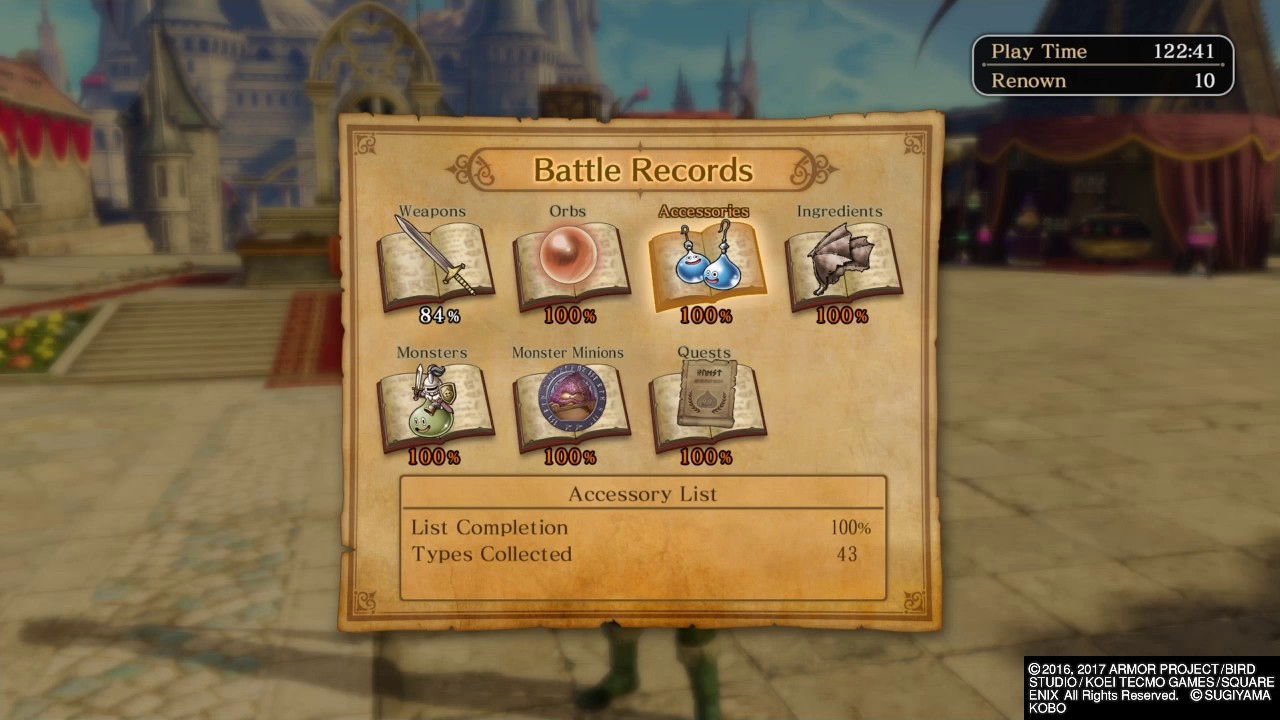 Dragon Quest Heroes 2 All Orbs, Accessoires, Ingredients (100% Lists)
