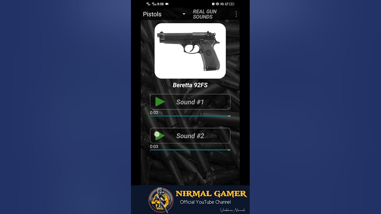 Real gunshot sound effect loud Gun sounds Gun sound audio gun