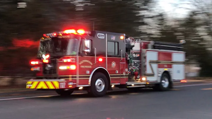 Southington Fire Department Engine 12 responding to an MVA on I-691