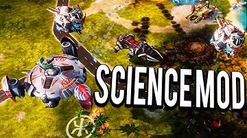 LEVIATHANS AND DRONE AIR FORCES - RED ALERT 3 SCIENCE MOD