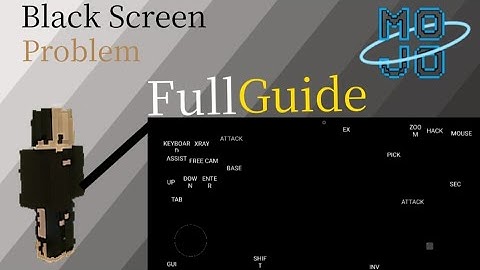 Black Screen problem in mojo launcher #mojolauncher #minecraft #hardwork 