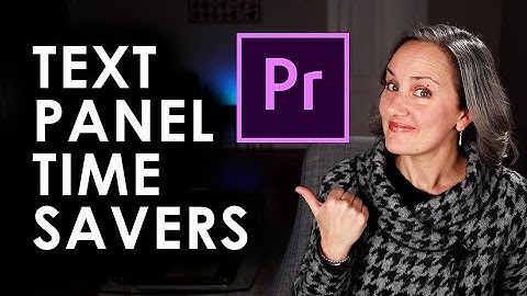 ADOBE PREMIERE TEXT PANEL NEW FEATURES 2022 -  Spell Check Find And Replace In Premiere