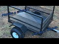 Building a UTV/ATV off road trailer