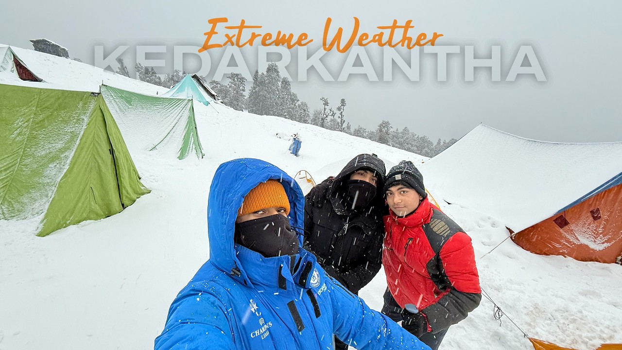 Kedarkantha Extreme Weather || VLOG Part-One