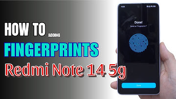 How to enable Fingerprints on Redmi Note 14 5G