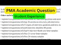 PMA 157 academic preparation | pma 157new changes | pma verbal & non verbal intelligence