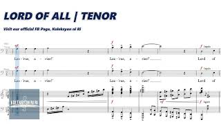 Lord of All | Tenor | Vocal Guide by Bro. Genesis Abalos